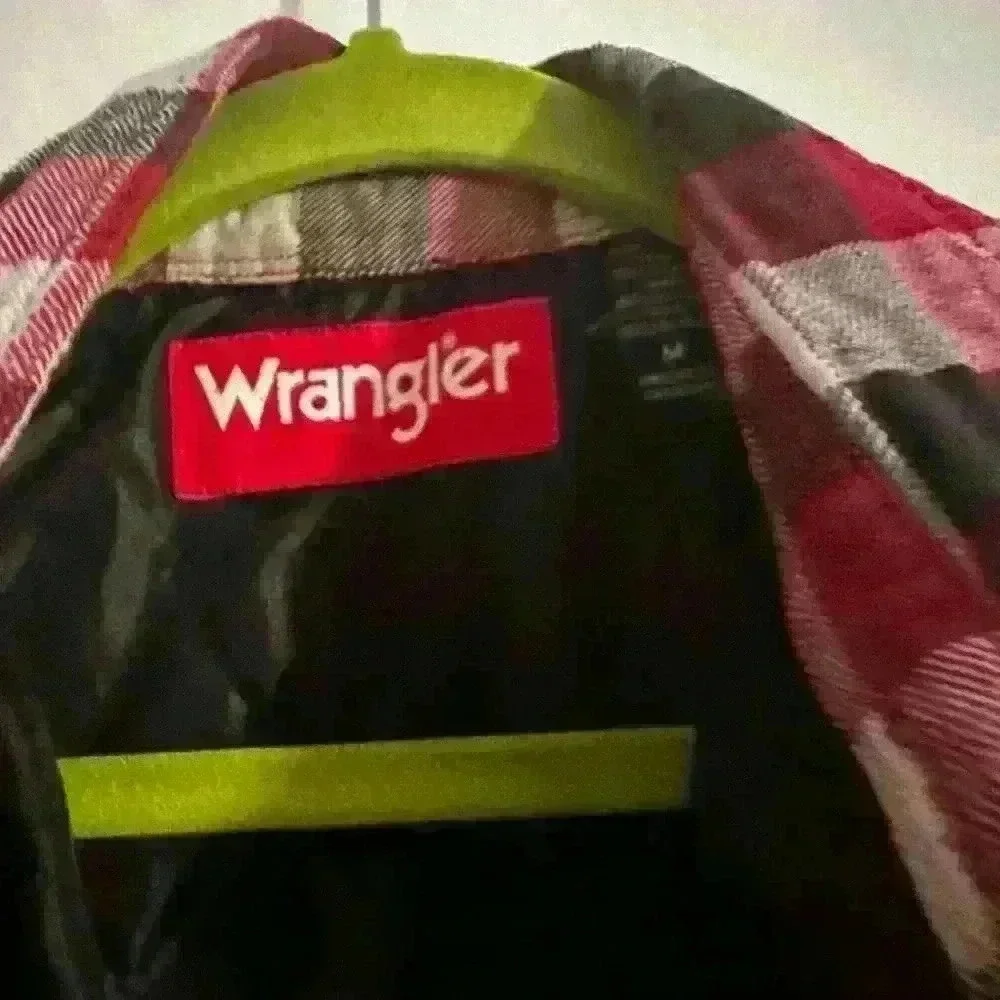 VTG Custom Wrangler Lined Jacket. VTG Zigzag Rolling & VTG Robert Crumb patches